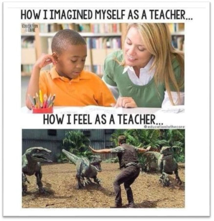 Imagined myself as a teacher mem