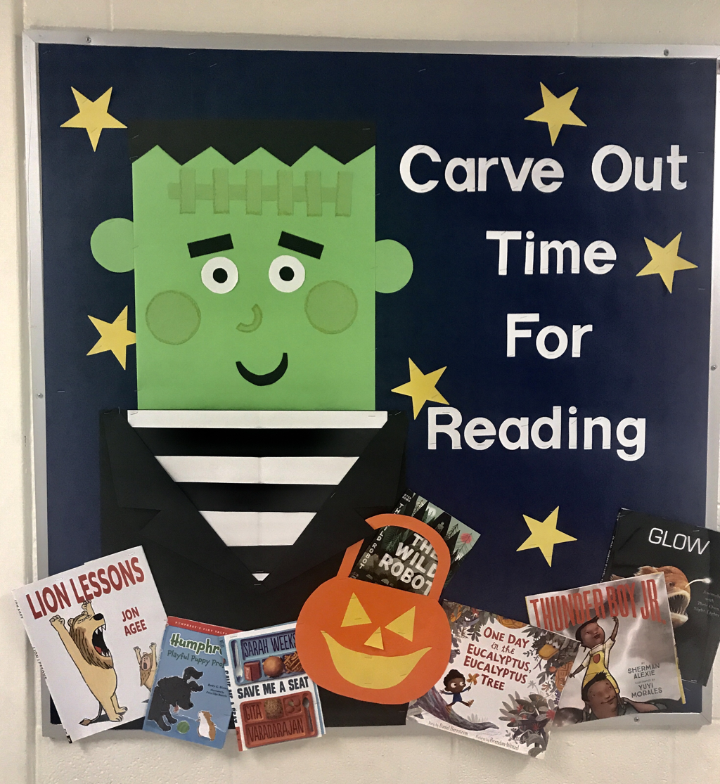 October Library Bulletin Board